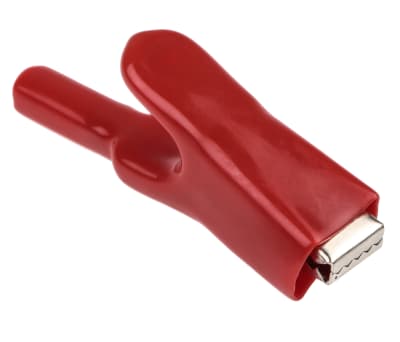 Product image for CLIP STEEL 40 AMP RED INSULATOR INCLUDED