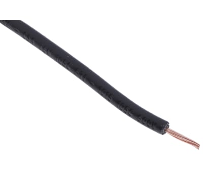 Product image for Black tri-rated cable 0.5mm 100m