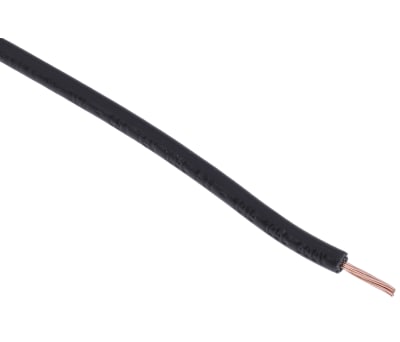 Product image for Black tri-rated cable 0.75mm 100m