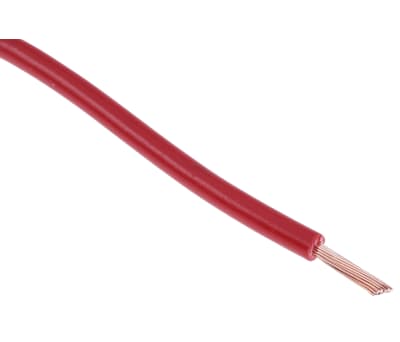 Product image for Red tri-rated cable 0.75mm 100m