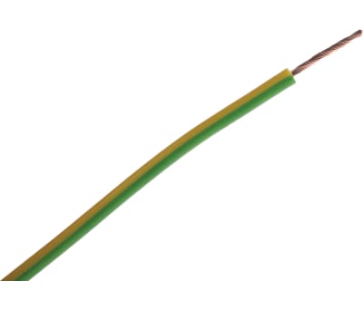 Product image for Green/yellow tri-rated cable 1.0mm 100m