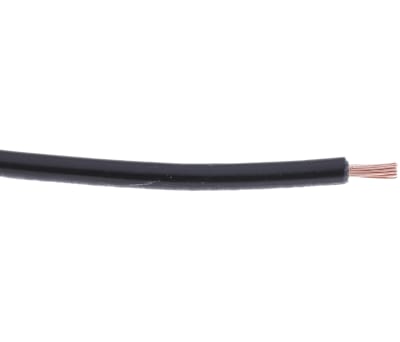 Product image for Black  tri-rated cable 1.0mm 100m