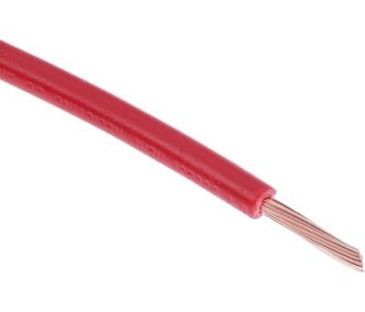 Product image for Red tri-rated cable 1.0mm 100m