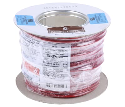 Product image for Red tri-rated cable 1.0mm 100m