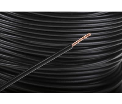 Product image for Black tri-rated cable 1.5mm 100m