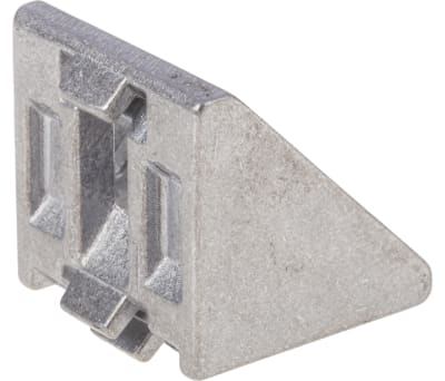 Product image for RS PRO Connecting Component, Angle Bracket, strut profile 20 mm, groove Size 5mm