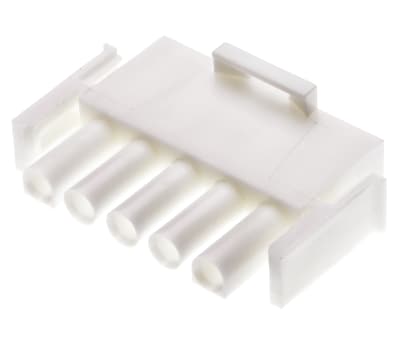 Product image for 5 way white plug housing