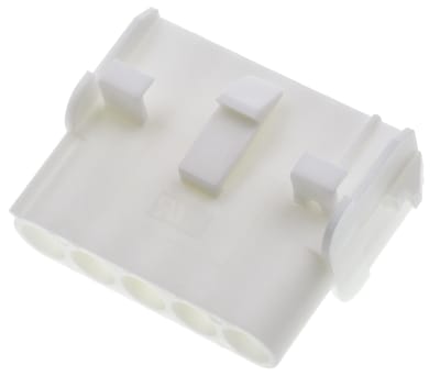 Product image for 5 way white receptacle housing