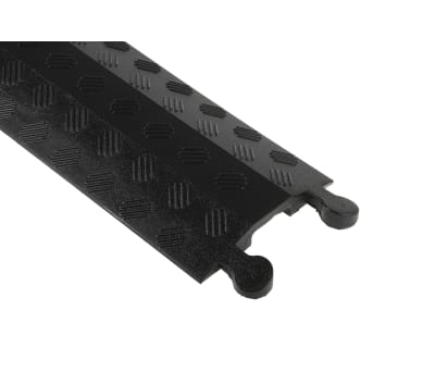 Product image for DROP OVER BLACK RIGID CABLE PROTECTOR -