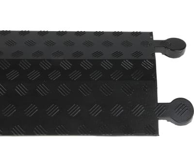 Product image for DROP OVER BLACK RIGID CABLE PROTECTOR -