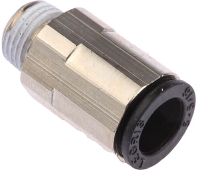 Product image for Male taper straight adaptor,R1/8x8mm