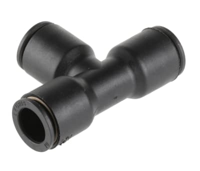 Product image for Pneumatic push-in equal tee fitting,10mm