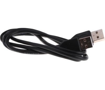 Product image for 1mtr USB 2.0 A M - A M Cable - Black