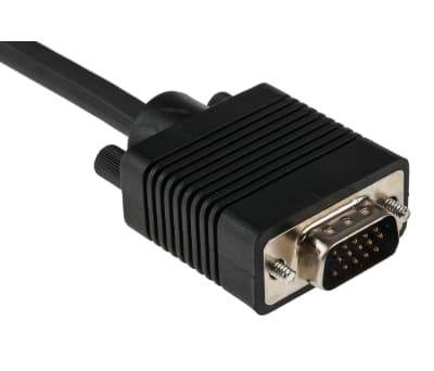 Product image for RS PRO VGA to VGA cable, Male to Female, 5m