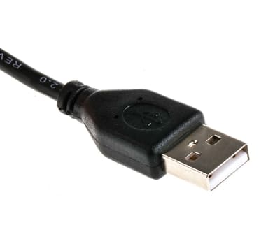 Product image for 1.8mtr USB 2.0 A M - A M Cable - Black