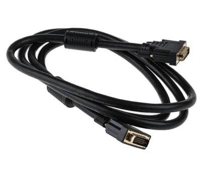 Product image for 2MTR DVI-I DUAL LINK 29+1  M-M CABLE BLA