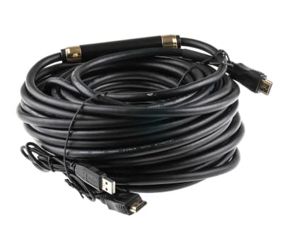 Product image for 20mtr Active HDMI M-M HS+E Cable - Black