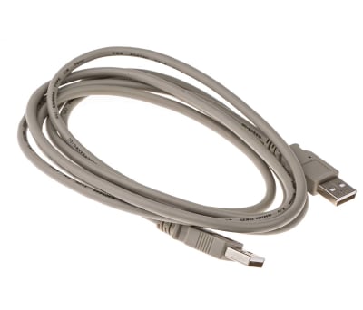 Product image for 2mtr USB 2.0 A M - A M Cable - Beige