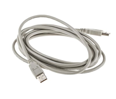 Product image for 3mtr USB 2.0 A M - A M Cable - Beige