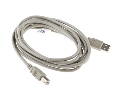 Product image for 3mtr USB 2.0 A M - B M Cable - Beige