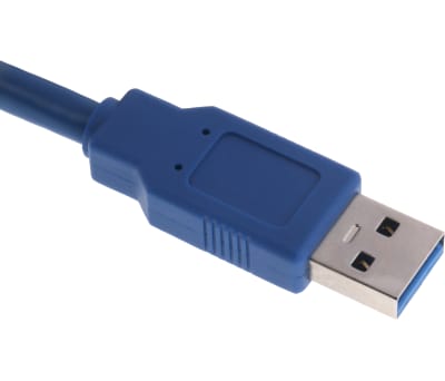 Product image for 1mtr USB 3.0 A M - A M Cable - Blue