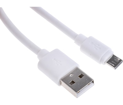 Product image for 15cm USB 2.0 A M  - Micro B M Cable - Wh