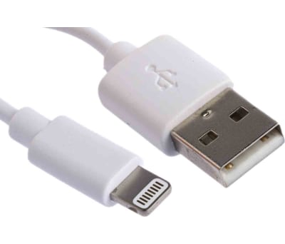 Product image for 1MTR USB 2.0 A M - LIGHTENING M CABLE -