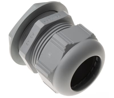 Product image for Cable gland, nylon, grey, PG42, IP68