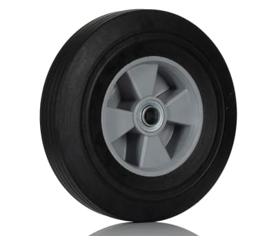 Product image for Solid rubber, sack barrow wheel, recesse