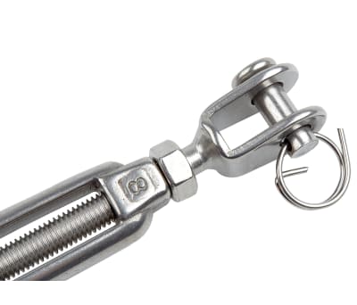 Product image for S/steel jaw to jaw rigging screw,8mm