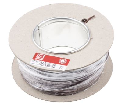 Product image for RS PRO Brown Harsh Environment Wire, 1/0.8 mm, 100m