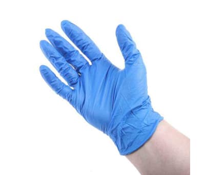 Product image for Powder Free Nitrile Gloves Blue S