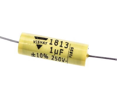 Product image for MKT1813 POLYESTER CAP 1UF 250V 10%