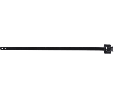 Product image for RS PRO Black Cable Tie 316 Stainless Steel Releasable, 330mm x 10 mm