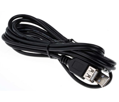 Product image for 3mtr USB 2.0 A M - A F Extension Cable -