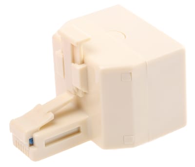 Product image for 6 way male to 2 female RJ11 adaptor