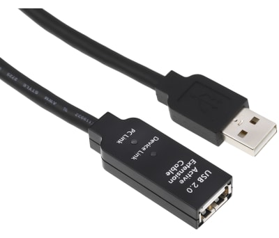 Product image for 5M USB 2.0 ACTIVE EXTENSION CABLE - M/F