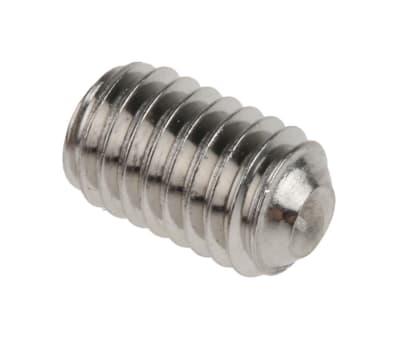 Product image for A4 s/steel hex socket set screw,M5x8mm