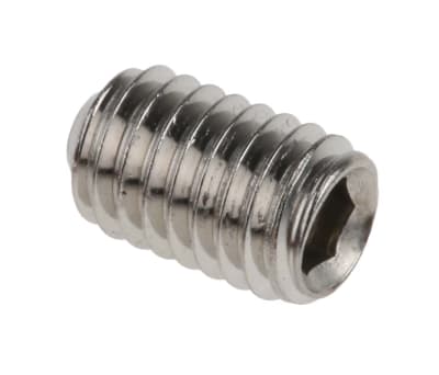 Product image for A4 s/steel hex socket set screw,M5x8mm