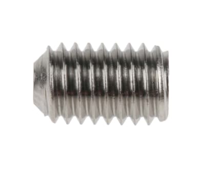 Product image for A4 s/steel hex socket set screw,M5x8mm