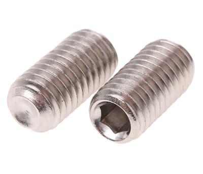 Product image for A4 s/steel hex socket set screw,M8x16mm