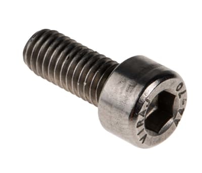 Product image for A4 s/steel socket head cap screw,M5x12mm