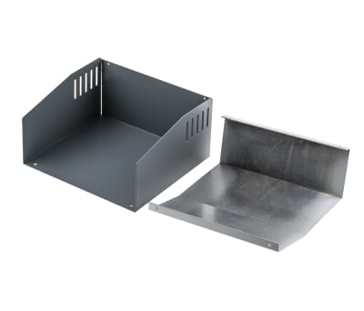 Product image for Two-tone grey console case,180x196x100mm