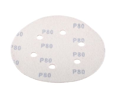 Product image for 150MMX80G HOOK &LOOP SANDING DISC 6 HOLE