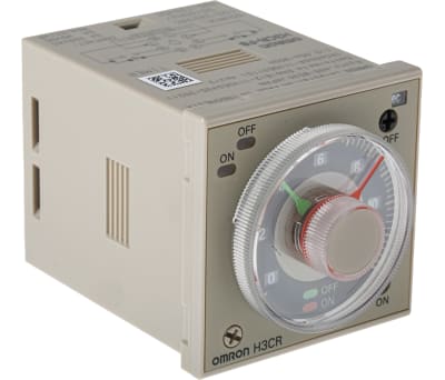 Product image for DPDTon-off timer,0.05sec-30hr 100-240Vac