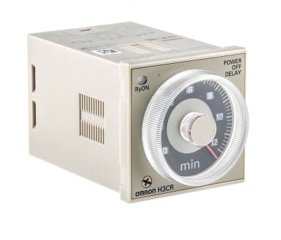 Product image for DPDT off delay timer,0.05-12min 24Vac/dc