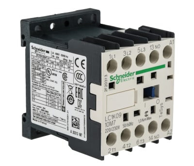 Product image for CONTACTOR-3NO 9A AC3 POLES