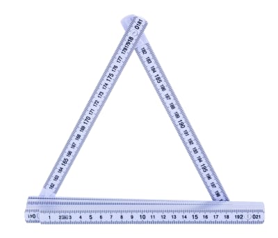 Product image for RS PRO 2m Plastic Metric Ruler