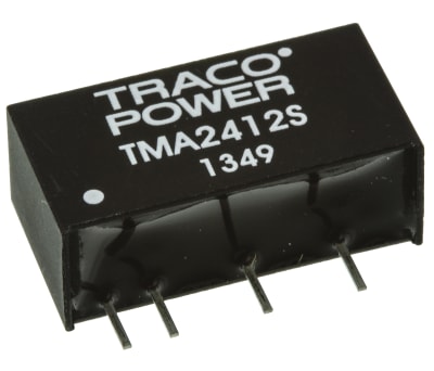 Product image for TMA2412S unregulated DC-DC,12V 1W