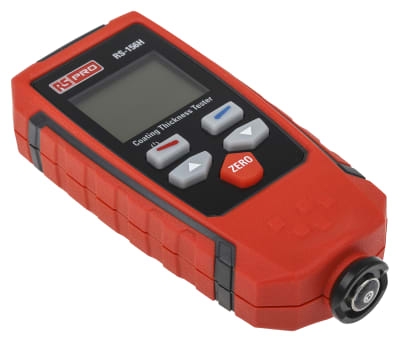 Product image for RS PRO Thickness Gauge, 0.3mm - 1350 (Probe N & Probe F)μm, LCD Display